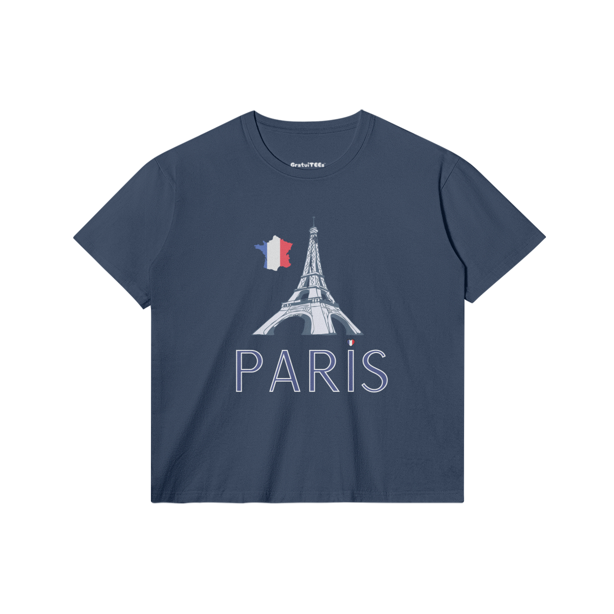 Paris Printed T-Shirt | Classic Printed T-Shirt | GratuiTees

